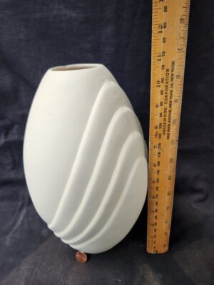 Tall Oval Wave Vase