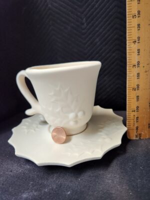 Holly Leaf Cup & Saucer