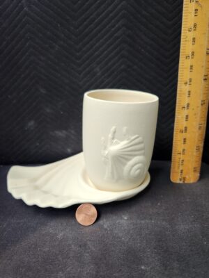Seashell Cup and Holder